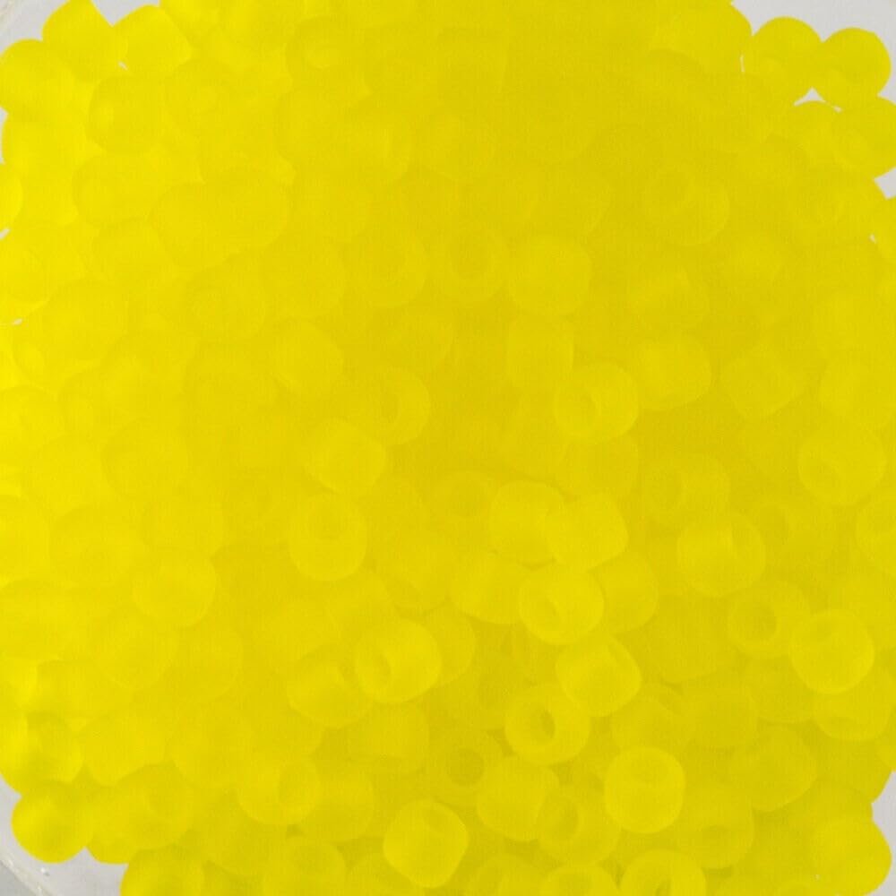 11/0 TOHO ROUND Transparent Frosted Lemon Seed Bead (8g)