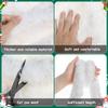 49.2FT Christmas Faux Fur Ribbon Trim White Furry Soft Fur Garland Xmas Tree Winding Stripe for Xmas Tree Winter Wreath Bows Craft Clothing Embellishment, 2.76 inch view 3