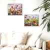 WEBEEDY Printed Canvas Paint Art Set Summer Flower Pre Drawn Canvas 8x10 Inch Pre Sketched Framed Canvases Set for Adults Date Night Sip and Paint Party Birthday Gift,2 Pack 20x25cm(Plant) view 4
