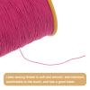 HARFINGTON 2pcs Elastic Sewing Thread 547 Yards 0.5mm Thickness Latex Tailoring Craft Sewing Thread for Hand Sewing, Gathering, Embroidery, Sewing Machine, Rose Red & Sky Blue view 4