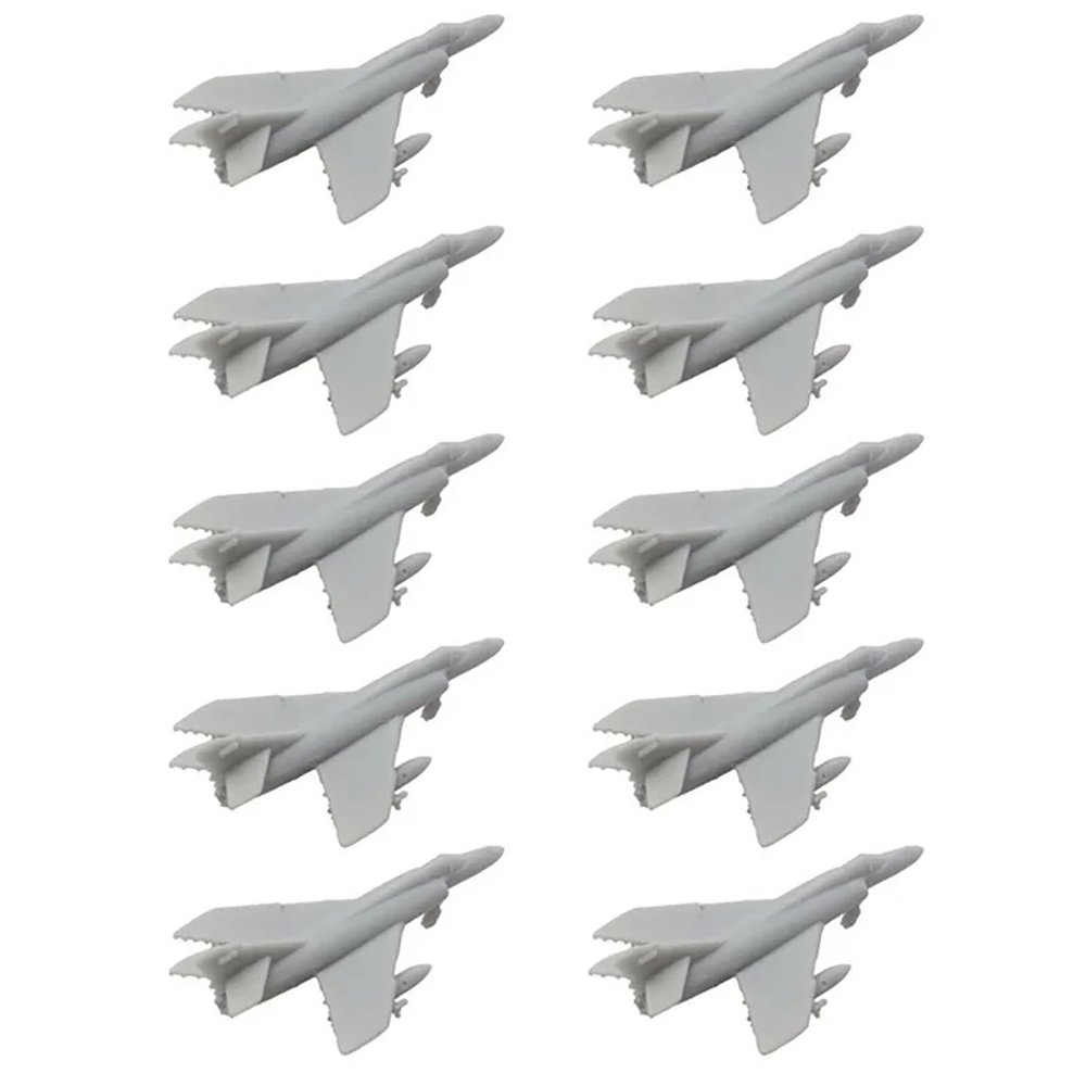 10PCS Super Etendard Shipborne Attacker Plane Simulation DIY Model 1/2000-1/350 3D Printing Airplane Model for DIY Military Model(1/350 (40mm))