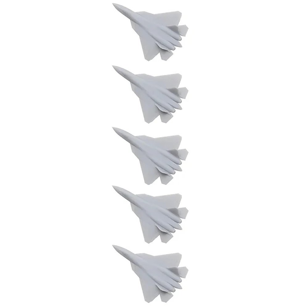 5PCS 1/2000-1/350 Military Model Russia SU-57 Stealth Fighting Plane Photosensitive Resin 3D Printing Model Aircraft for DIY Military Collection(1/2000 (8mm))
