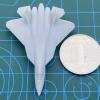 5PCS 1/2000-1/350 Military Model Russia SU-57 Stealth Fighting Plane Photosensitive Resin 3D Printing Model Aircraft for DIY Military Collection(1/2000 (8mm)) view 3