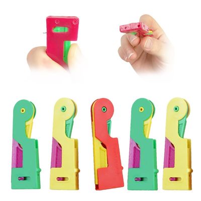 Automatic Needle Threader, 2024 New Easy to Use Easy to Use Needle Threaders Tool for Embroidery Cross Stitch Craft, DIY Apparel Sewing Accessories Threader for Hand Stitching, Sewing Machine (5 PCs)