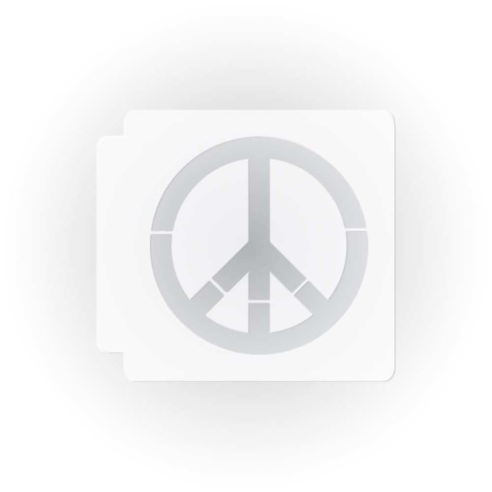 Peace Sign 783-D416 Stencil (9 inch)