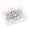 Gumney 50pcs Corsage Bouquet Pins, 1.49inch Diamond Head Boutonniere Pins, Clear Straight Pins for Wedding Bridal Hair Accessories Jewelry Decoration DIY Craft Dressmaking view 1