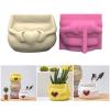 MinnowXY Succulent Flower Pots Mold Heart Belly Pen Holder Silicone Mould Concrete Plaster Planter Vase Mold Epoxy Resin Molds Silicone view 2