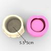 MinnowXY Succulent Flower Pots Mold Heart Belly Pen Holder Silicone Mould Concrete Plaster Planter Vase Mold Epoxy Resin Molds Silicone view 4
