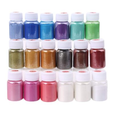 MinnowXY 1 Set Handmade Cosmetic Grade Pearlescent Natural Mica Mineral Powder Epoxy Resin Dye Pearl Ment for Candle Soap Mica Powder