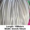 LKXHarleya 32.8 FT Plastic Rattan Furniture Repair Material, 5mm Wide Flat Synthetic Rattan Weaving Raw Material, All-Weather Use view 2