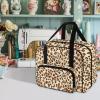 Pzuqiu Leopard Print Sewing Machine Carrying Case Portable Padded Sewing Machine Storage Bag Dust Cover with Pockets for Standard Sewing Machine (Bag Only) view 2