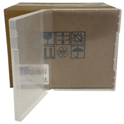 USDISC Storage Stamp Cases Chubby, Style 2, 21mm Clear Mount, Clear, Pack of 25