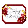 Spellbinders BP-178 Copperplate Happy Holidays Press Plate from the Copperplate Holiday Sentiments Collection by Paul Antonio view 3
