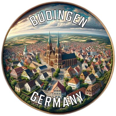 Budingen Germany Souvenir Vinyl Decal Sticker 3-Inch