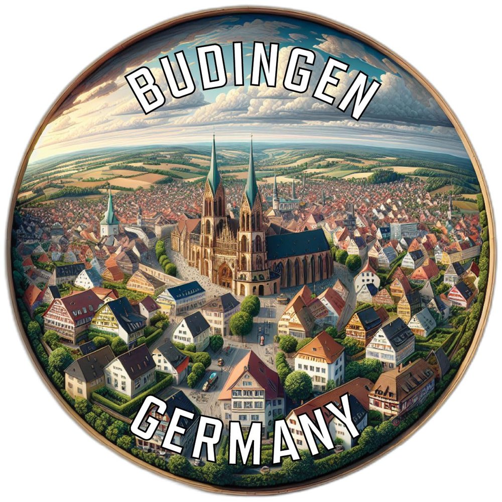 Budingen Germany Souvenir Vinyl Decal Sticker 3-Inch
