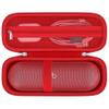 Elonbo Carrying Case for Beats Pill - Portable Bluetooth Speaker, Beats Pill Waterproof Bluetooth Speaker Hard Travel Bag Storage Cover Holder, Mesh Pocket Fits Charger, Red view 1