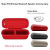 Elonbo Carrying Case for Beats Pill - Portable Bluetooth Speaker, Beats Pill Waterproof Bluetooth Speaker Hard Travel Bag Storage Cover Holder, Mesh Pocket Fits Charger, Red view 2