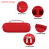 Elonbo Carrying Case for Beats Pill - Portable Bluetooth Speaker, Beats Pill Waterproof Bluetooth Speaker Hard Travel Bag Storage Cover Holder, Mesh Pocket Fits Charger, Red view 4