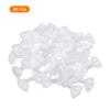 MECCANIXITY 80pcs White Bow Ties 1.5"x1" Mini Bowknot for Crafting Little Satin Bows Bulk view 3