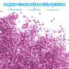 PATIKIL 200g Crushed Glass Glitters, 2-4 mm Colorful Irregular Glass Chips Chunky Glass Glitters Stones for Nail Art DIY Craft Jewelry, Dark Pink view 3