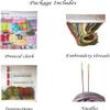 Lake & Mountain Cross Stitch Kits with Hoop Easy Pattern Stamped Cross-Stitch Supplies Needlework DIY 11CT 3 Strands Cotton Thread Printed DIY Needlepoint Kits 3535cm (kn143) view 3
