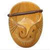 Wooden A-F Luxury Handicraft Yarn Bowl Storage Bowl Holder Knitting Crochet Handmade Crochet Bowl Yarn Storage Solution Knitting Room Essentials Unique Design, NATURAL view 4