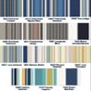 Stripe Outdoor Fabric/OUTDURA Water Resistant/54 W/Sold by Yard/Patio roof/Backpacks/car & Boat Seats/Temporary housing/car Cover/Outdoor Upholstery/Umbrella/Stain Resistant/Curtain(Fenway Flannel) view 2