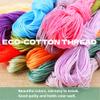 NineTribe Basics Animal Peacock on Branch Flower DIY 11CT Stamped Cross Stitch Kits for Beginners Easy Needlepoint Embroidery Counted Cross Stitch Art Craft for Wall Decoration 16x20inch(3) view 3