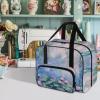 CREAMIC Monet's Water Lilies Sewing Machine Carrying Case,Universal Carry Tote Bag,Portable Padded Storage Dust Cover with Pockets for Sewing Machine Sewing Machine Bag for Home Use view 2