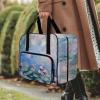 CREAMIC Monet's Water Lilies Sewing Machine Carrying Case,Universal Carry Tote Bag,Portable Padded Storage Dust Cover with Pockets for Sewing Machine Sewing Machine Bag for Home Use view 3