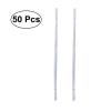 HDNSAUD Floral Wire 50pcs 24 Gauge White Floral Stem Wire Iron Wire Artificial Flower Arrangement Wrapping Strip for Wedding Party DIY Flower Craft view 3