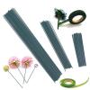 HDNSAUD Floral Wire 20Pcs 15/25/40cm Artificial Flower Stem Iron Wire Stem DIY Paper Flower Stub Accessory Rose Stems 1 Roll Green Floral Tapes(30yards Red) view 2