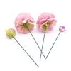 HDNSAUD Floral Wire 20Pcs 15/25/40cm Artificial Flower Stem Iron Wire Stem DIY Paper Flower Stub Accessory Rose Stems 1 Roll Green Floral Tapes(30yards Red) view 4