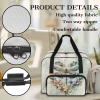Uorisanigo Sewing Machine Carrying Case Heavy Duty Universal Sewing Machine Tote Bag with Multiple Storage Pocket Compatible with Most Standard Sewing Machine and Accessories Dragonfly Floral view 4