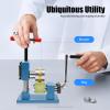 Jewelry Bending Machine Ring and Bracelet Press Bending Machine Manual Hand Crank Jewelry Flat Rolling Mill Press Tool for Rolling Tough Metals Gold Silver Copper Aluminum Paste DIY Crafts view 4