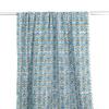 100% Cotton Indian Hand-Block Print Floral Pattern Fabric Cut by The Yard Material Sewing, Crafts, Home Dcor, Art (10 Yard, White Blue Floral) view 2