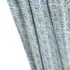 100% Cotton Indian Hand-Block Print Floral Pattern Fabric Cut by The Yard Material Sewing, Crafts, Home Dcor, Art (10 Yard, White Blue Floral) view 3