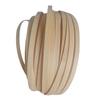 Czsycdsf 50 Pcs 1.85 Meters Bamboo Strips for Weaving, 4.2mm Wide Smooth Flat Webbing Basket Weaving Strips Weaving Materials for Chair Making Webbing Basket Wicker Weaving DIY Craft Rattan Cane view 2