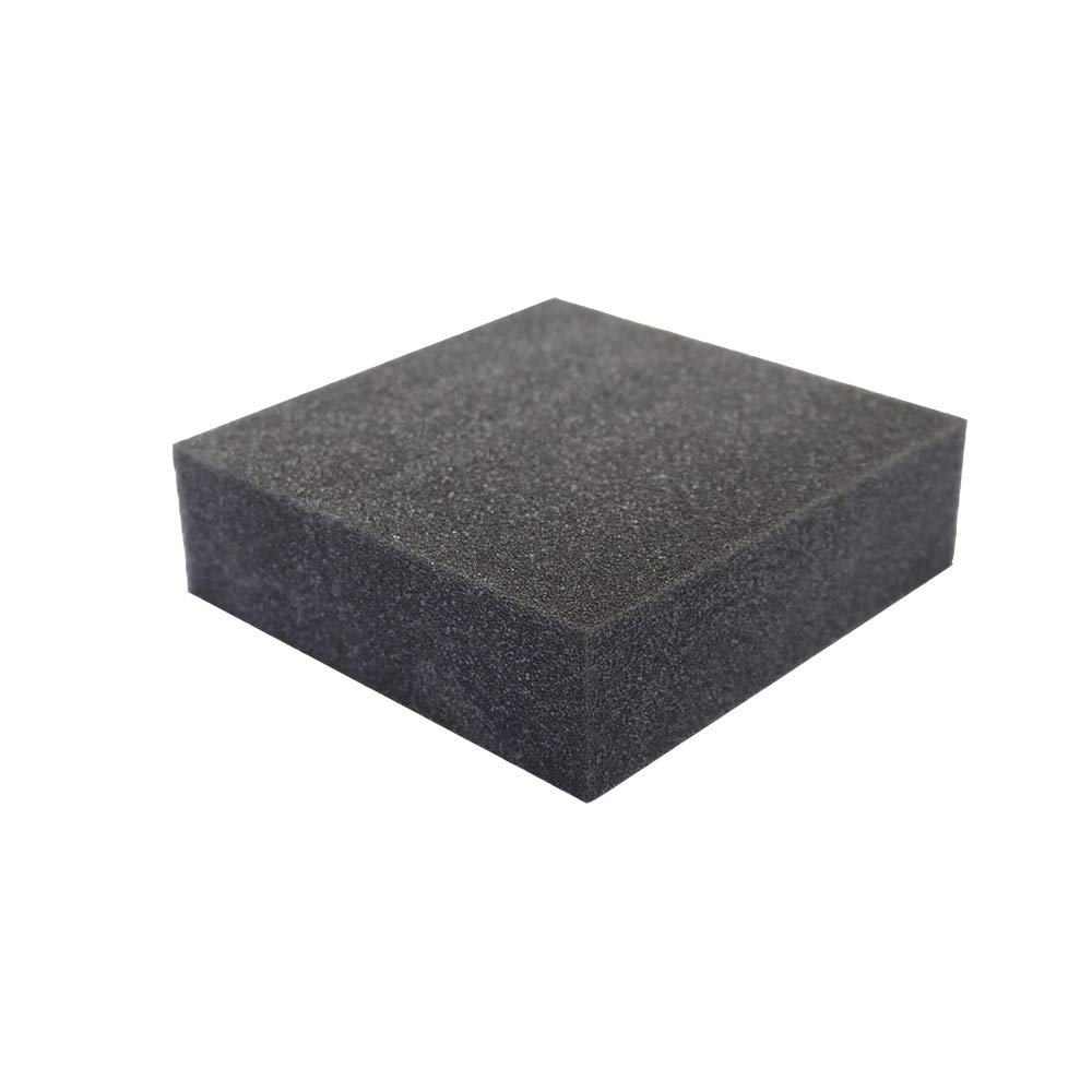 FoamRush 3" x 31" x 31" Charcoal High Density Upholstery Foam Cushion (Upholstery Sheet, Foam Padding, Seat Replacement, Chair Cushion Replacement, Square Foam, Wheelchair Seat Cushion) Made in USA