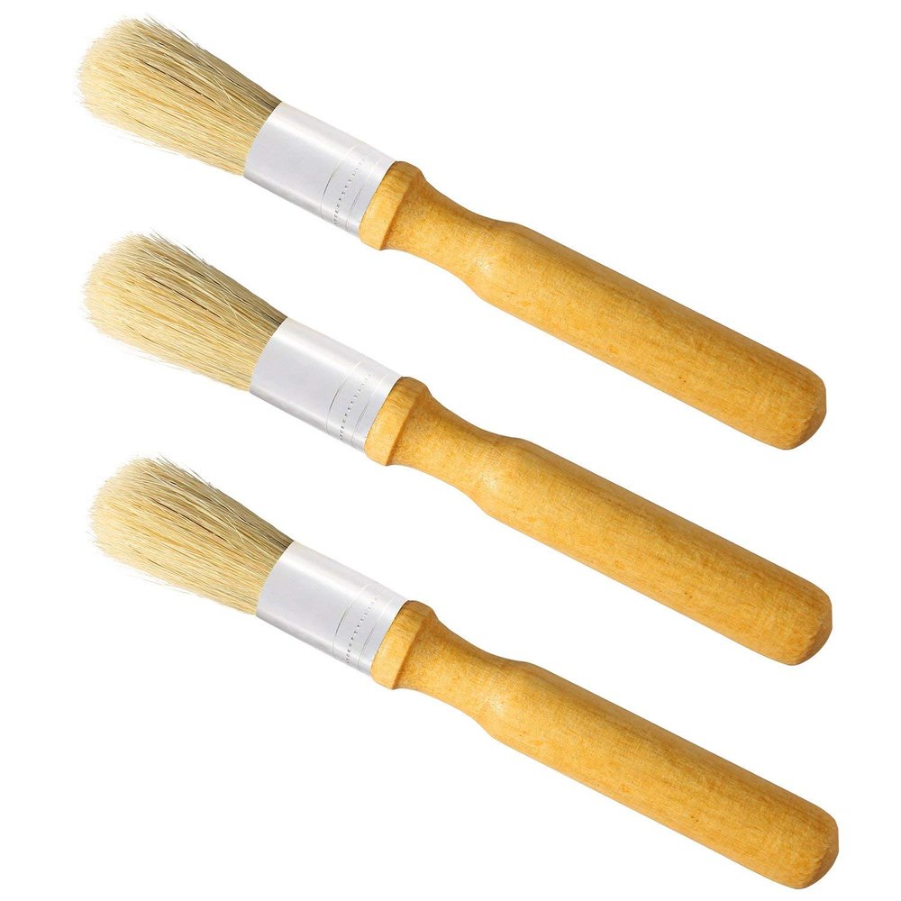3 Pack Glue Brush Bookbinding Wooden Glue Brush for Bookbinding or Craft Tool Supplies/1964
