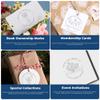 Custom Bibliophile Embosser - Personalized Bookworm Embossed Stamp, 1-5/8 Round, Soft Seal Embosser with Soft Bouquet of Daisies Design, Ideal Gift for Literature Lovers, Unique Bibliophile Tool view 3
