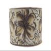 3.8 Yard Spool 2.7" Brown Pomegranate Flowers Embroidered Curtain Trim Jacquard Ribbon for Your Drapes Curtains Drapery Banding Trim Tape V4 217 view 2