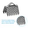 PATIKIL 10mm Black Metal Ribbon Ends Crimp Clamp, 500 Pcs, Jewelry Making Cord End Clamp, Modern, Unfinished view 3