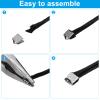 PATIKIL 10mm Black Metal Ribbon Ends Crimp Clamp, 500 Pcs, Jewelry Making Cord End Clamp, Modern, Unfinished view 4