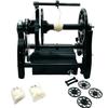 PeaxedHeartin 12v Wool Weaving Tool Winding Machine,12mm Aperture,Can Forward and Reverse Switching,Maximum Speed 800rpm,Adjustable Speed,Suitable for Wool, Silk, Fiber and Other Weaving,Black view 1