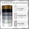 PURREITTI 150 Yards Black Satin Ribbon 1-1/2 Inch 6 Rolls Assortment Ribbons for Crafts Gift Wrapping Flower Bouquet Wedding Invitations Birthday Party Festival Decoration Hair Bows view 2