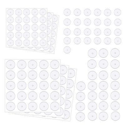 Earring Backs, Earring Backs for Droopy Ears, Plastic Earring Backs, 100pcs Clear Piercing Disc for Piercing Bump Treatment 5/7 mm, Piercing Kit, Silicone Earring Backs (50pcs 5mm+50pcs 7mm)