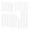 Earring Backs, Earring Backs for Droopy Ears, Plastic Earring Backs, 100pcs Clear Piercing Disc for Piercing Bump Treatment 5/7 mm, Piercing Kit, Silicone Earring Backs (50pcs 5mm+50pcs 7mm) view 1