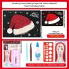 Wizardi Christmas Hat DIY Making Kit. Paper Quilling Set F07M3-6-Hat2 view 2