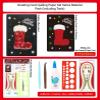 Wizardi Christmas Sock DIY Making Kit. Paper Quilling Christmas Set F07M3-6-Largestocking view 2
